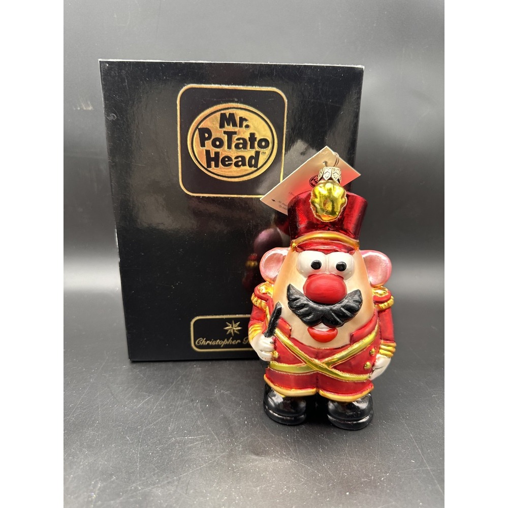 1998 Christopher Radko Mr Potato Head Soldier 6.5" Ornament 99-POT-02 Toy Story